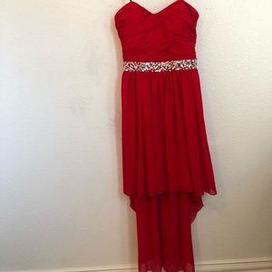RED HOMECOMING DRESS